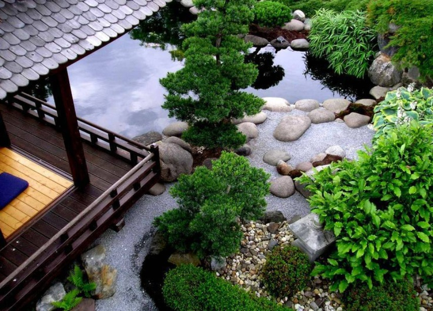Thiết kế sân vườn phong cách Nhật Bản