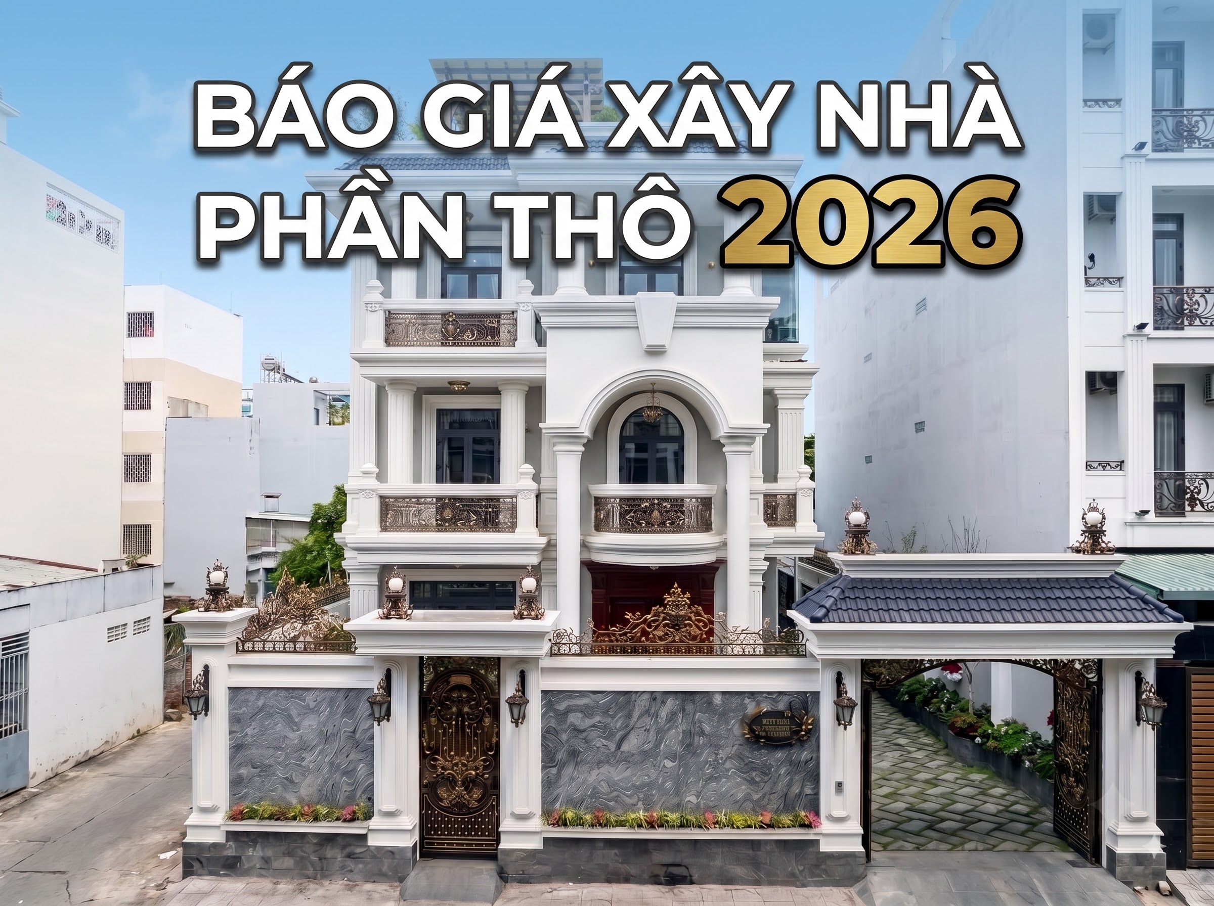 Bảng báo giá xây nhà phần thô Kiến An